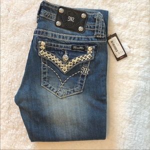 ‼️SALE‼️ Miss Me Rhinestone Studded 26/34 NWT